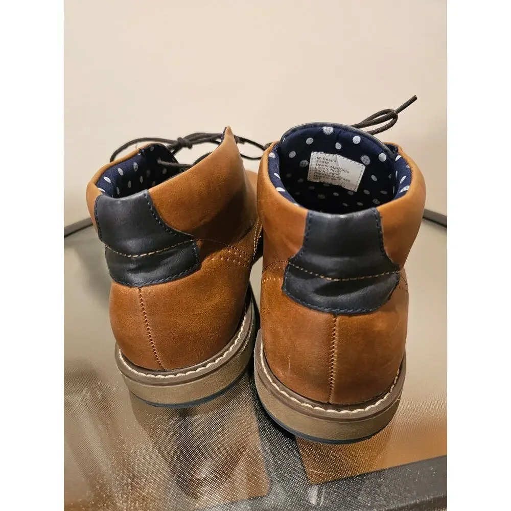 Men's Tan Perforated Chukka Boots